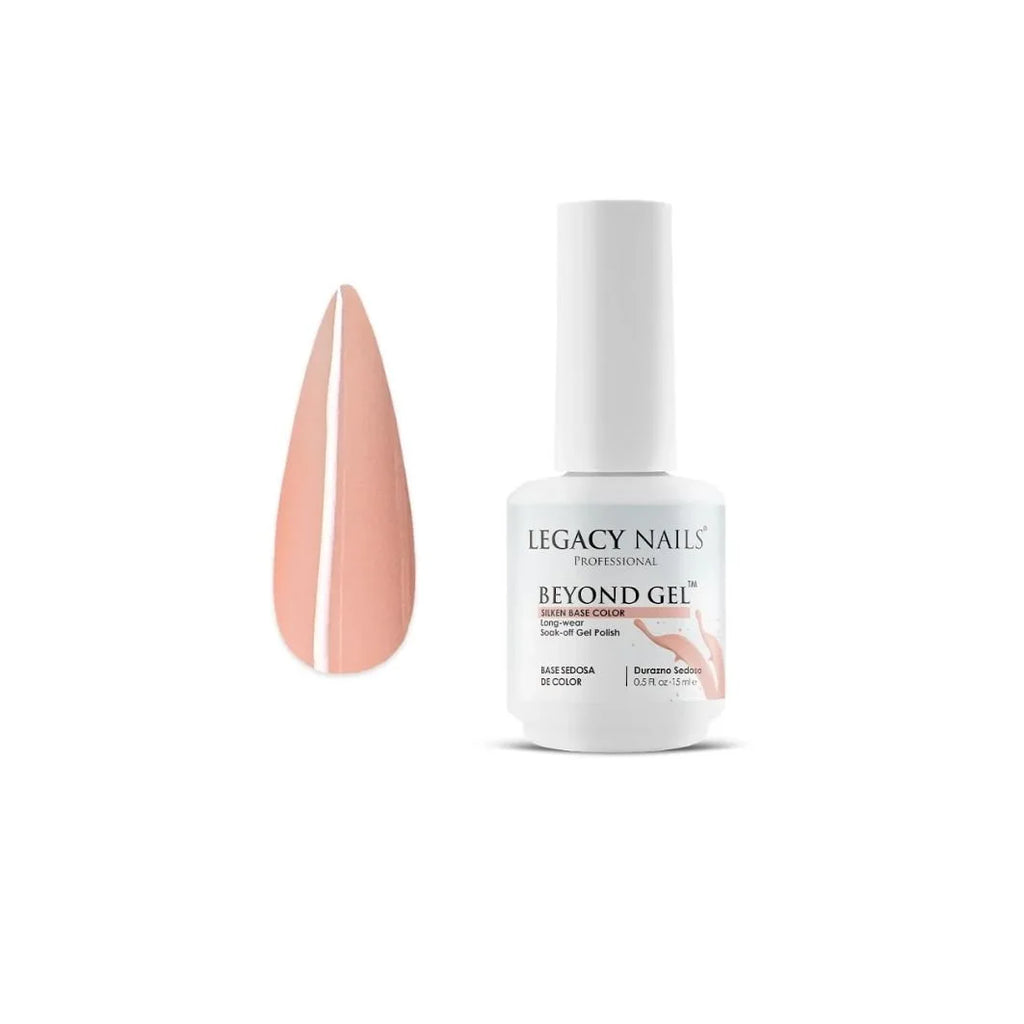 Emotion Beauty Supply LEGACY NAILS BEYOND GEL SILKEN BASE COLOR 0.5oz Durazno Sedoso