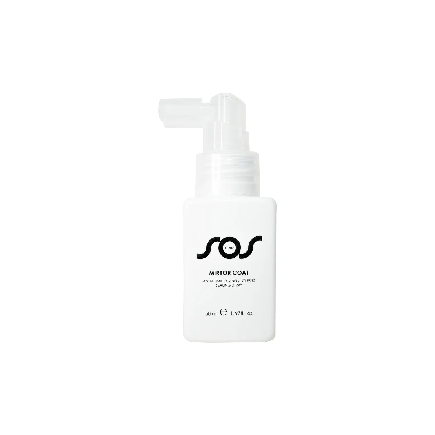 SOS by H&N SOS BY H&N MIRROR COAT ANTI HUMIDITY AND ANTI FRIZZ SEALING SPRAY Hair Heat Protector 1.69OZ