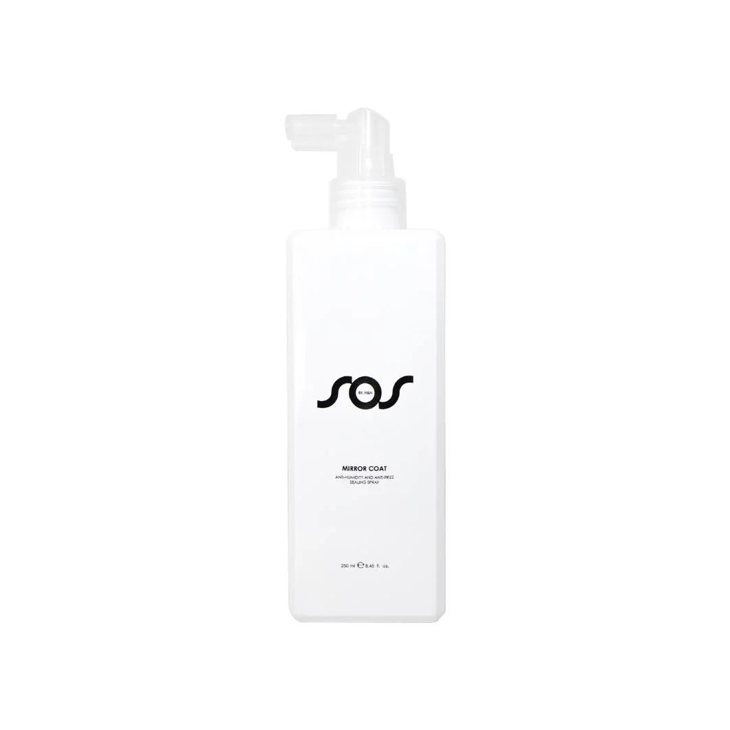 SOS by H&N SOS BY H&N MIRROR COAT ANTI HUMIDITY AND ANTI FRIZZ SEALING SPRAY Hair Heat Protector 8.45OZ