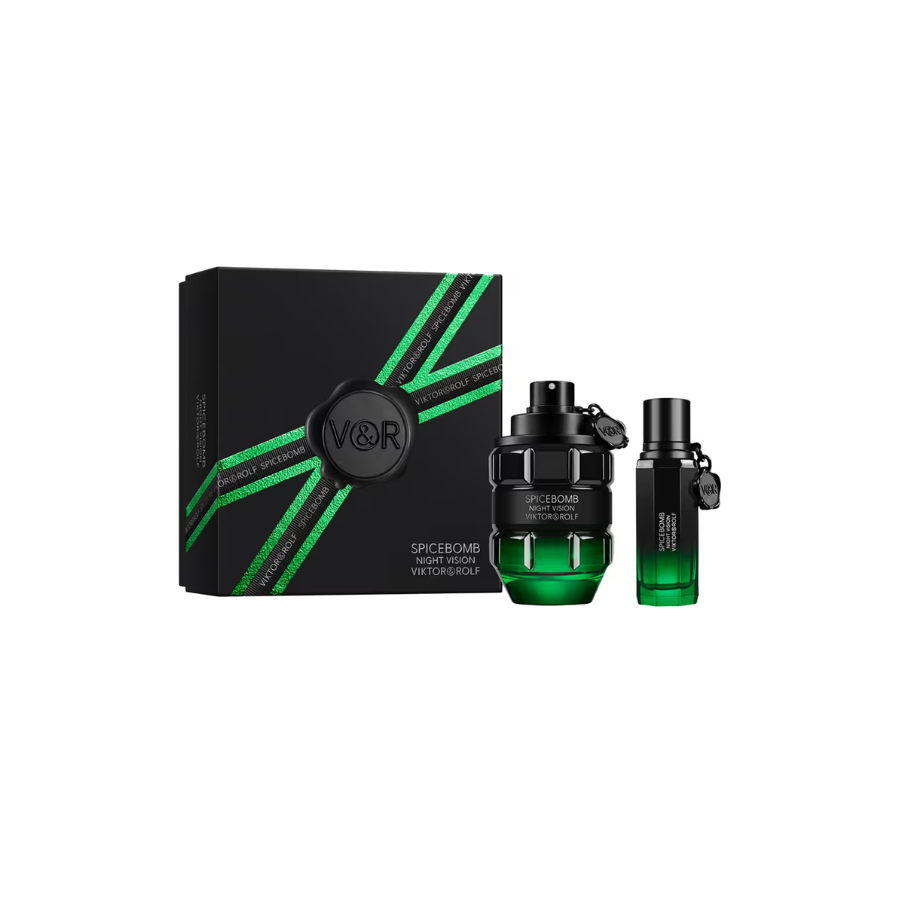 Victor & rolf VIKTOR & ROLF SPICEBOMB NIGHT VISION SET 2PCS EDT 3.4oz Perfume