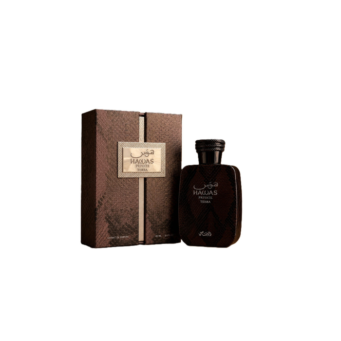 RASASI HAWAS PRIVATE TERRA EXTRAIT DE PARUM 3.4OZ