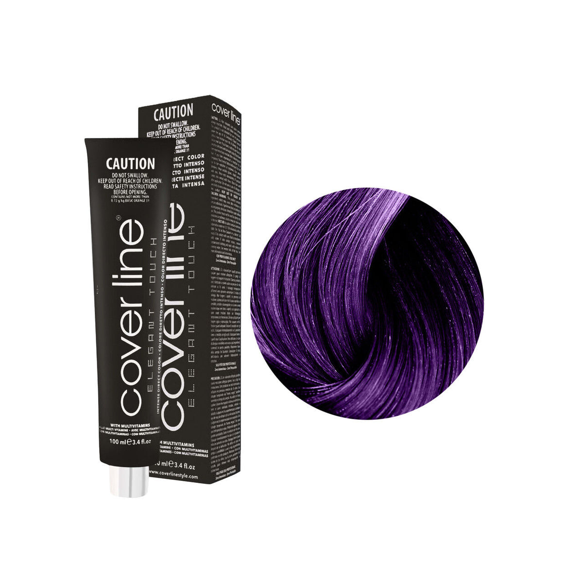 Emotion Beauty Supply COVER LINE ELEGANT TOUCH TINTE SEMI PERMANENTE 3.4oz Violet