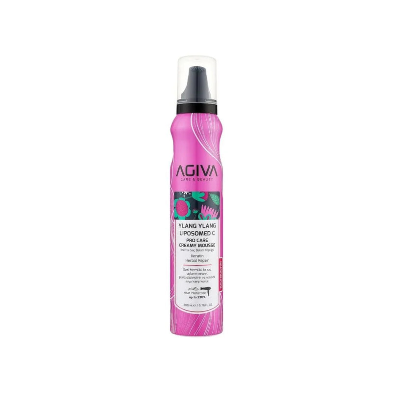 Agiva Care & Beauty AGIVA CARE & BEAUTY YLANG YLANG LIPOSOMED-C CREAMY MOUSSE Hair Mousses