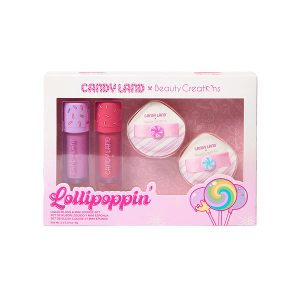 Beauty Creations BEAUTY CREATIONS X CANDY LAND LOLLIPOPPIN' LIQUID BLUSH & SPONGE SET Blush