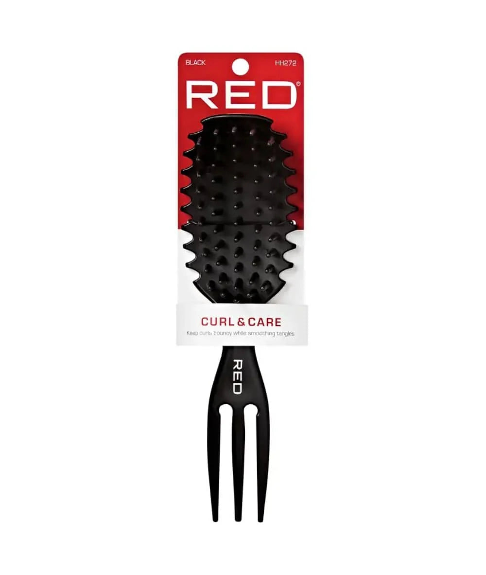 Red by Kiss RED BY KISS CURL & CARE DETANGLE BRUSH Hair Brush Black