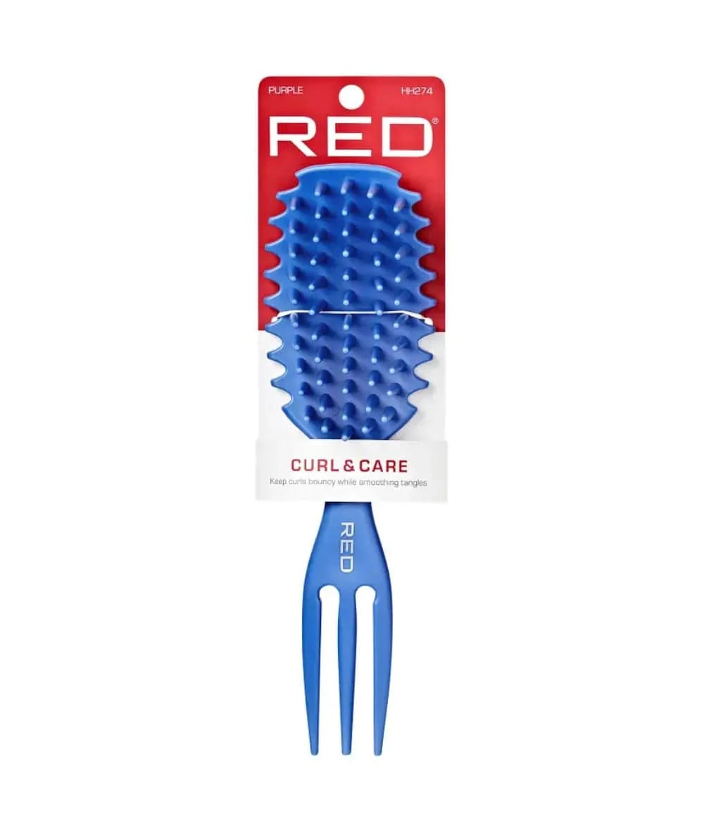 Red by Kiss RED BY KISS CURL & CARE DETANGLE BRUSH Hair Brush Blue