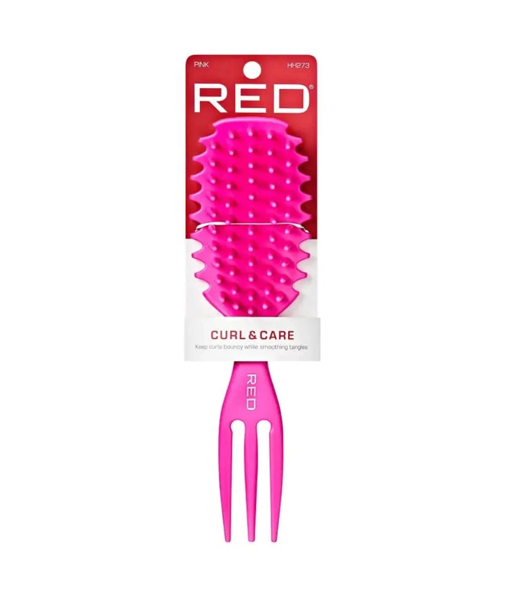 Red by Kiss RED BY KISS CURL & CARE DETANGLE BRUSH Hair Brush Pink