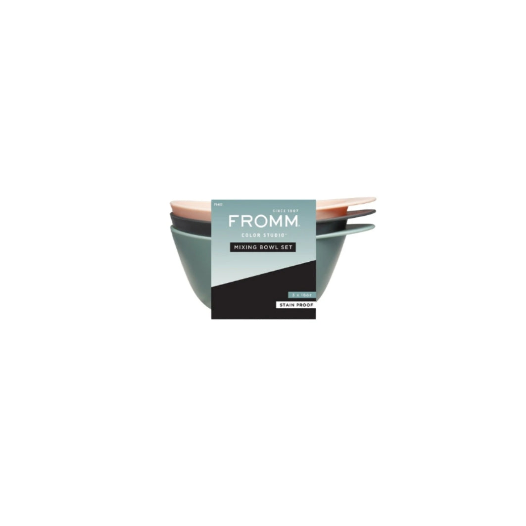 Emotion Beauty Supply FROMM F9462 SET BOWL 3PC 16OZ