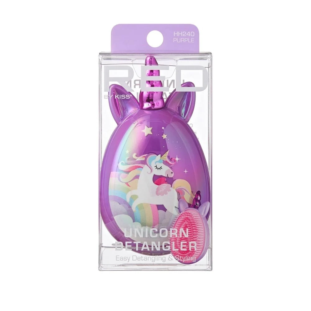 Red by Kiss RED BY KISS UNICORN DETANGLING BRUSH Hair Brush Purple