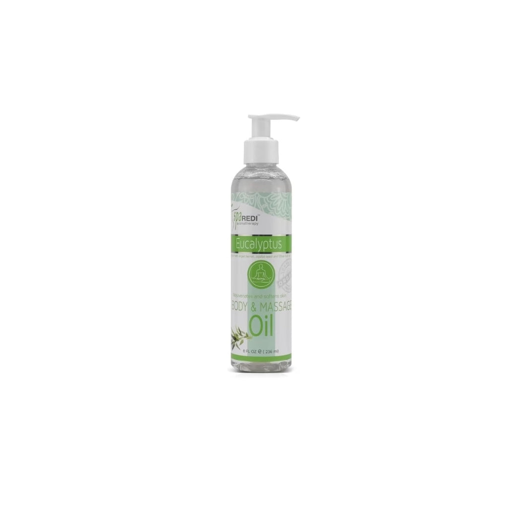 Emotion Beauty Supply SPA REDI MASSAGE OIL EUCALYPTUS 8OZ