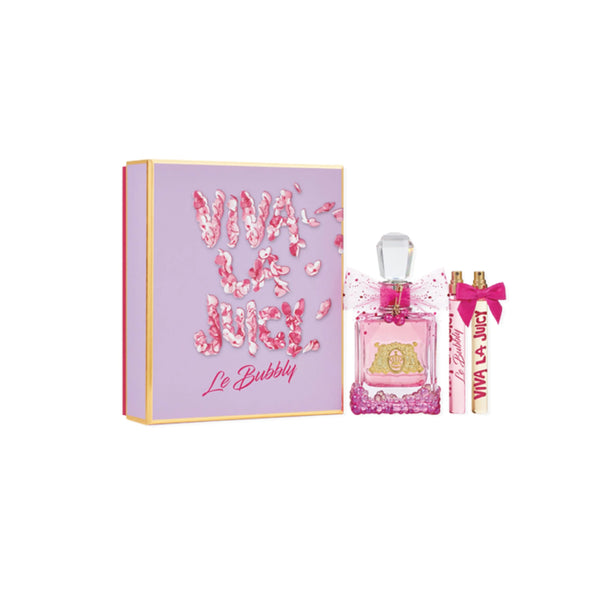 Juicy Couture JUICY COUTURE JUICY VIVA LE BUBBLY WOMAN SET 3PCS EDP 3.4OZ Perfume
