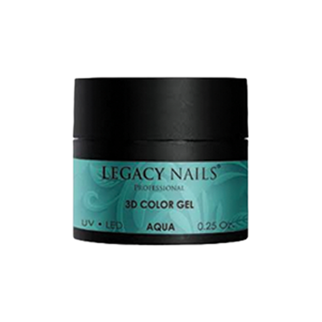 Emotion Beauty Supply LEGACY NAILS 3D GEL 0.25OZ AQUA