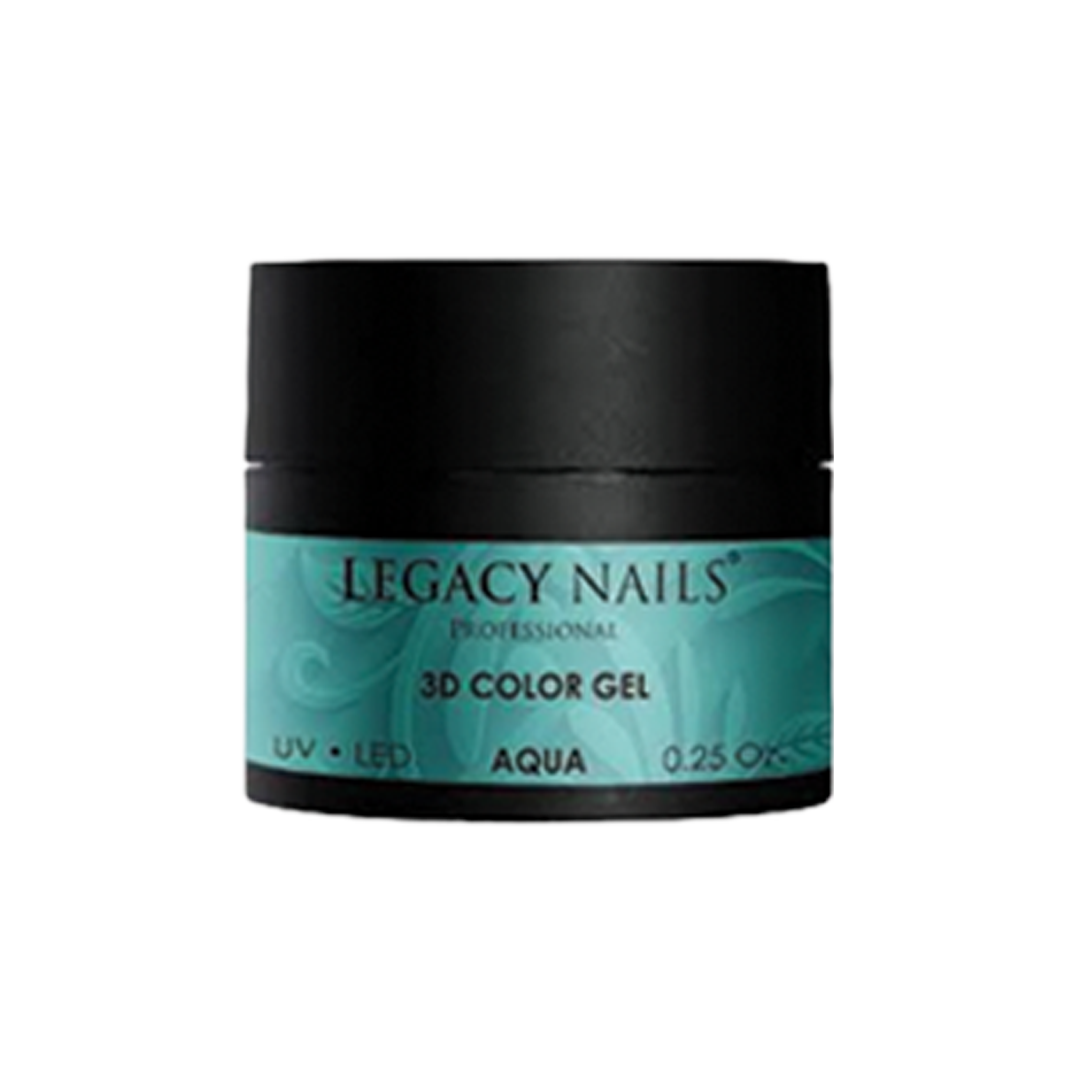 Emotion Beauty Supply LEGACY NAILS 3D GEL 0.25OZ AQUA