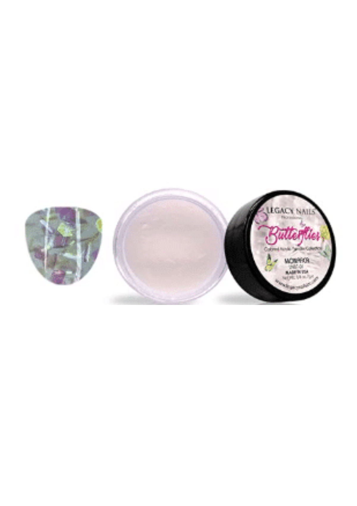 LEGACY NAILS ACRYLIC NAIL POWDER BUTTERFLIES COLLECTION