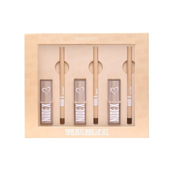 Beauty Creations BEAUTY CREATIONS YOUR BEST NUDE LIP SET 6PCS Lip Kit