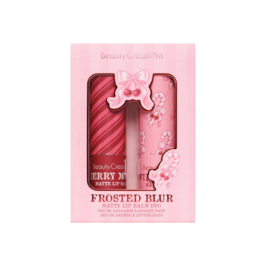 XMAS 2026 FROSTED BLUR MATTE LIP BALM DUO